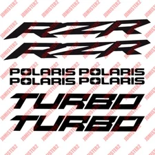 Polaris RZR Turbo Decal Set Polaris Vinyl Decals - Any Color