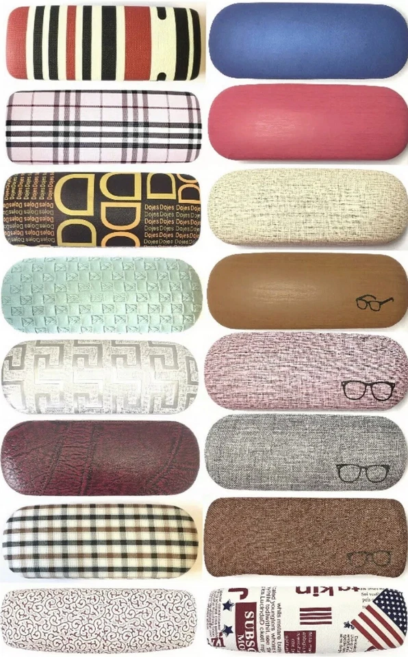 Fashion Stylish Pattern Covered Hard Glasses Case Spectacle Reading Storage Case