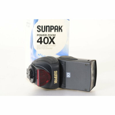 Sunpak PZ40X Power Zoom Blitz für Nikon Digitalkameras - Flash - Aufsteckblitz