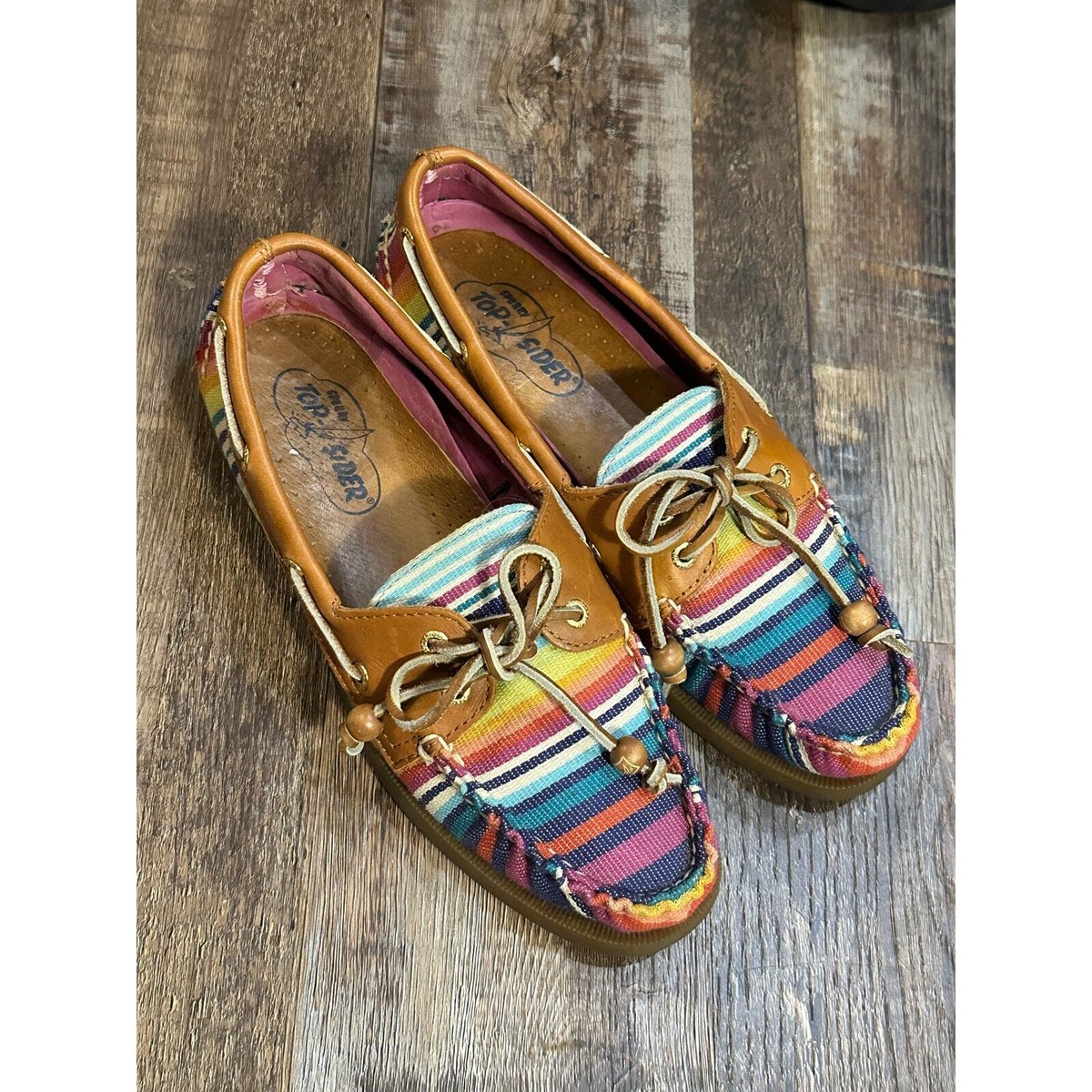 Women's Vintage Sperry's Original Topsider Slip On Boat Shoes