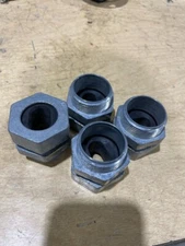 LOT OF 4 1-1/4" SE COMPRESSION CONNECTORS  W344