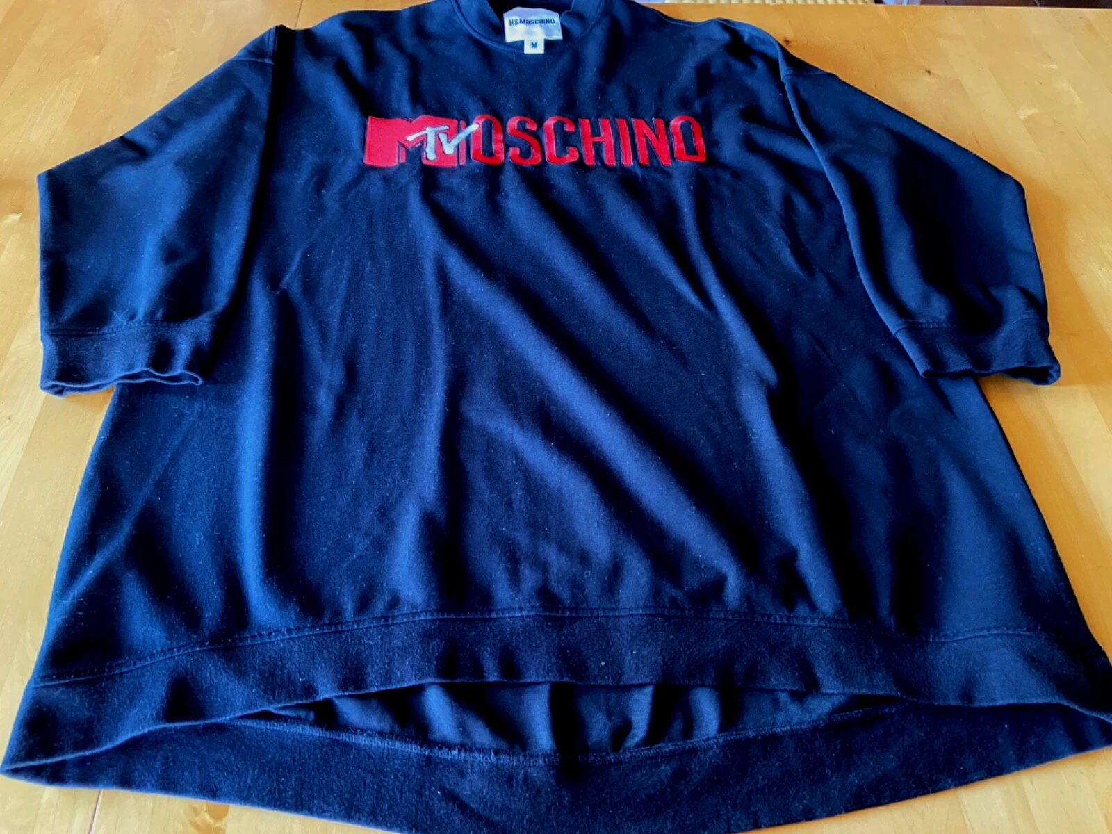 Moschino H&M HM Maglione Camicia MTV Felpa Vestito Tg M XL Unisex