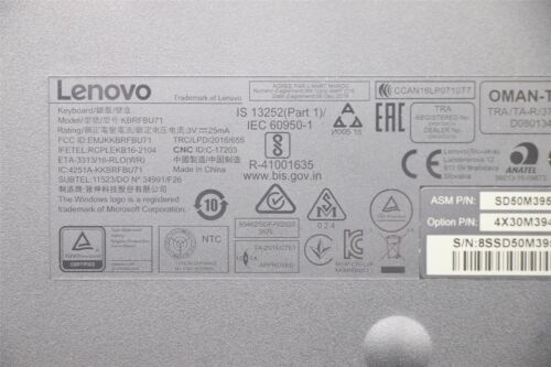Lenovo THINKPAD L14 Génération 3 P16 1 Clavier sans Fil Russe Noir 03X7356 - Photo 3/3