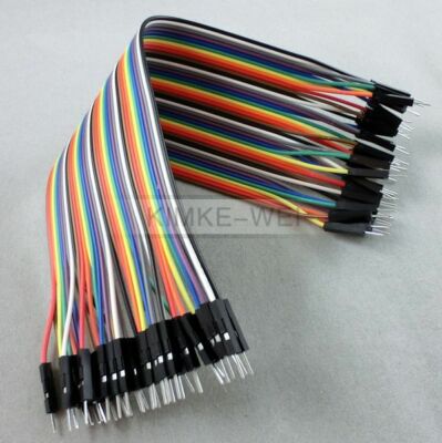 40 x 20 cm male-male jumper wire cable for Arduino breadboard wire bridges