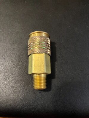 EATON HANSEN Quick Connect Socket: 1/4  Body Size, 1/4 Male NPT - 1 pc