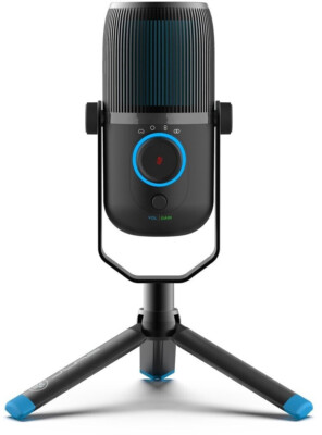 JLab Talk USB Mikrofon - PC Plug und Play, USB-C, Streaming, Podcast und Gaming