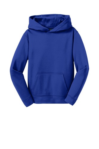 Sport-Tek YST244 Youth 100% Polyester Sport-Wick Fleece Hooded Pullover - Picture 44 of 45