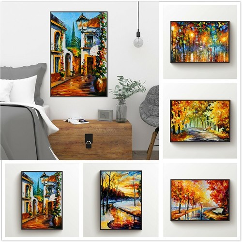 Colorful Landscape Printed Canvas Wall Art Painting Poster Home Decor