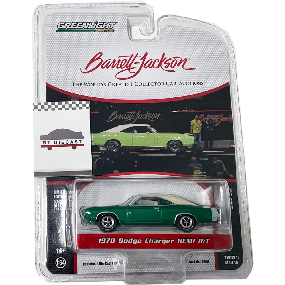 GREENLIGHT BARRETT JACKSON 1970 DODGE CHARGER HEMI R/T 1/64 37260