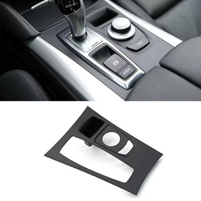 Mittelkonsole Schalthebelabdeckung für BMW X5 E70 X6 E71 E72 2007-2009 Schwarz