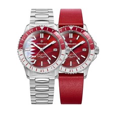 Orologio subacqueo VENEZIANICO NEREIDE GMT 39 3521500QTR Qatar edizione limitata quadrante rosso