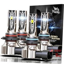 Bulb Combo, 9006 9005 Fog Bulbs Fanless 6500K 800 Brighter HB4 9005 9006