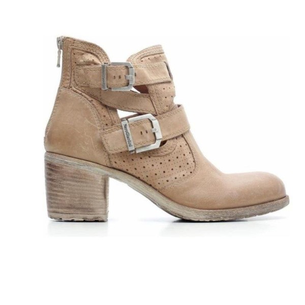 Women Nero Giardini Ankle Boots Beige Leather 39