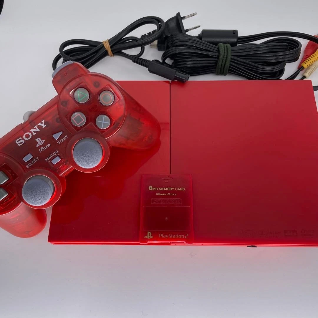 Sony PlayStation 2 - Slim Red Video Game Consoles for sale | eBay