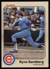 1983 Fleer Baseball (441-660) - You Pick - 5 CARD MIN Free Shipping READ NM