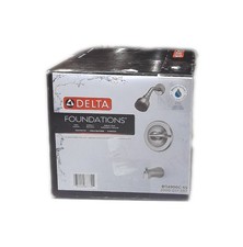 Delta Foundations Single-Handle Tub and Shower Faucet Brushed Nickel, Valve