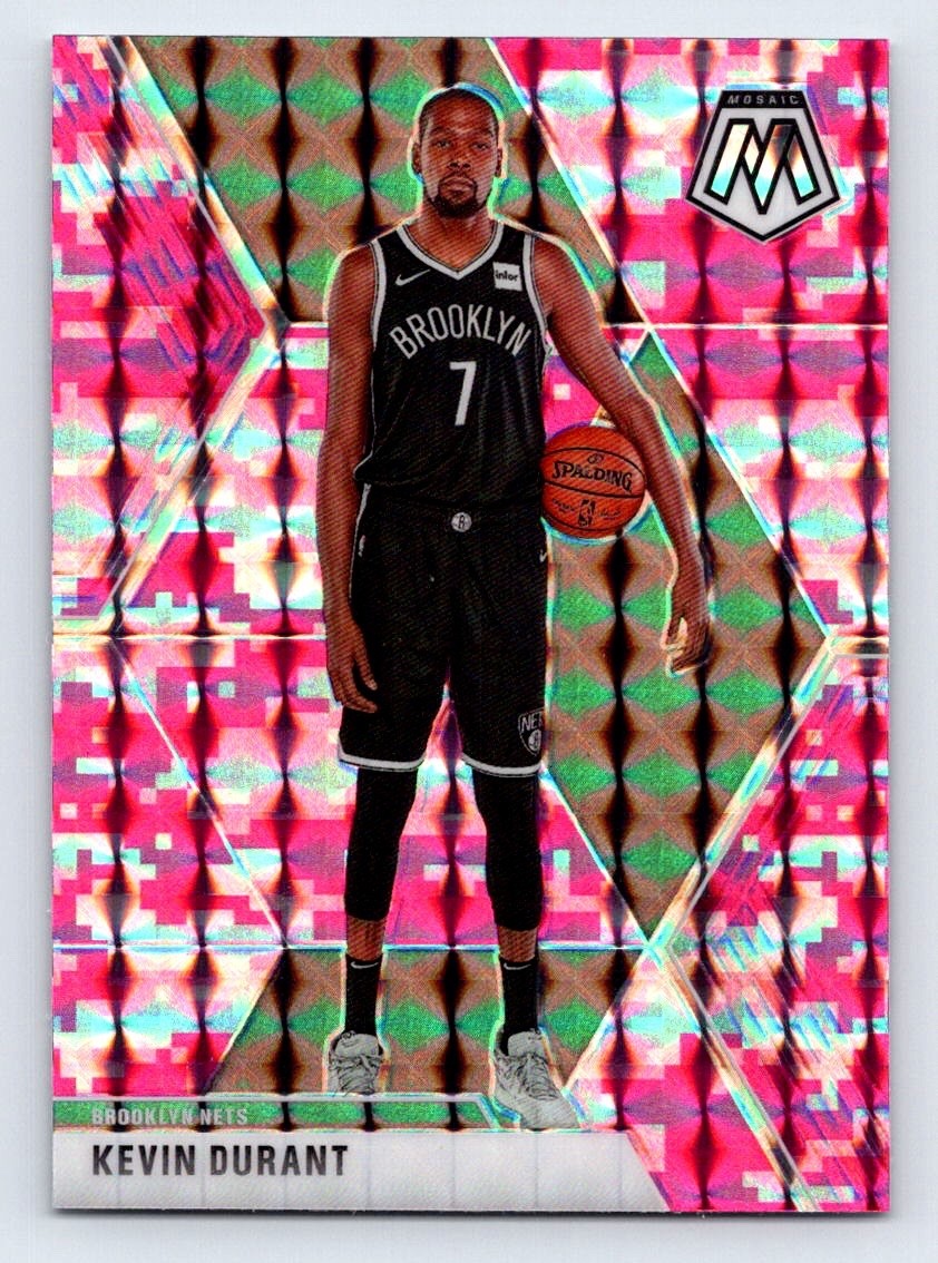 2019 20 Panini Mosaic KEVIN DURANT Pink Camo Prizm #1