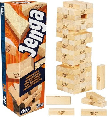  Jenga Classic Game With Genuine Hardwood Blocks,stacking Tower Gam