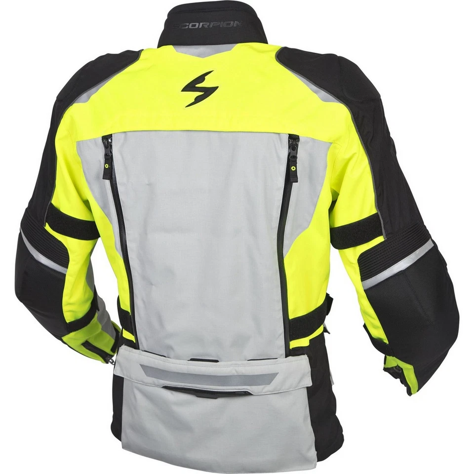Scorpion Yosemite Mens Textile Motorcycle Jacket Hi-Viz Yellow/Black/Gray - Image 3 of 3