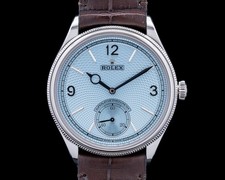 Rolex 52506 1908 Platinum Ice Blue Guilloche Dial 2026