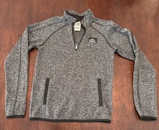 AVALANCHE Boys Long-Sleeved Pullover 1/4 Zip Black Size L 14-16 