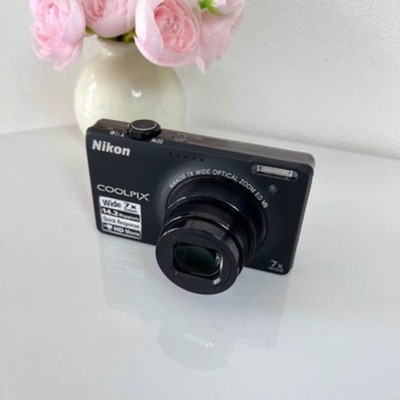 90%New Nikon COOLPIX S6000 Digital Camera Fully Tested W/SD Card Charger Battery