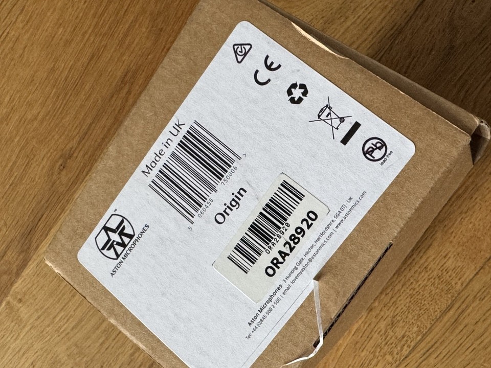 Aston Microphones Origin Cardioid Condenser Microphone | eBay UK
