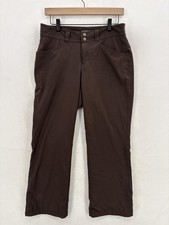 Eddie Bauer Pants Womens 2 Brown Fleece Lined...