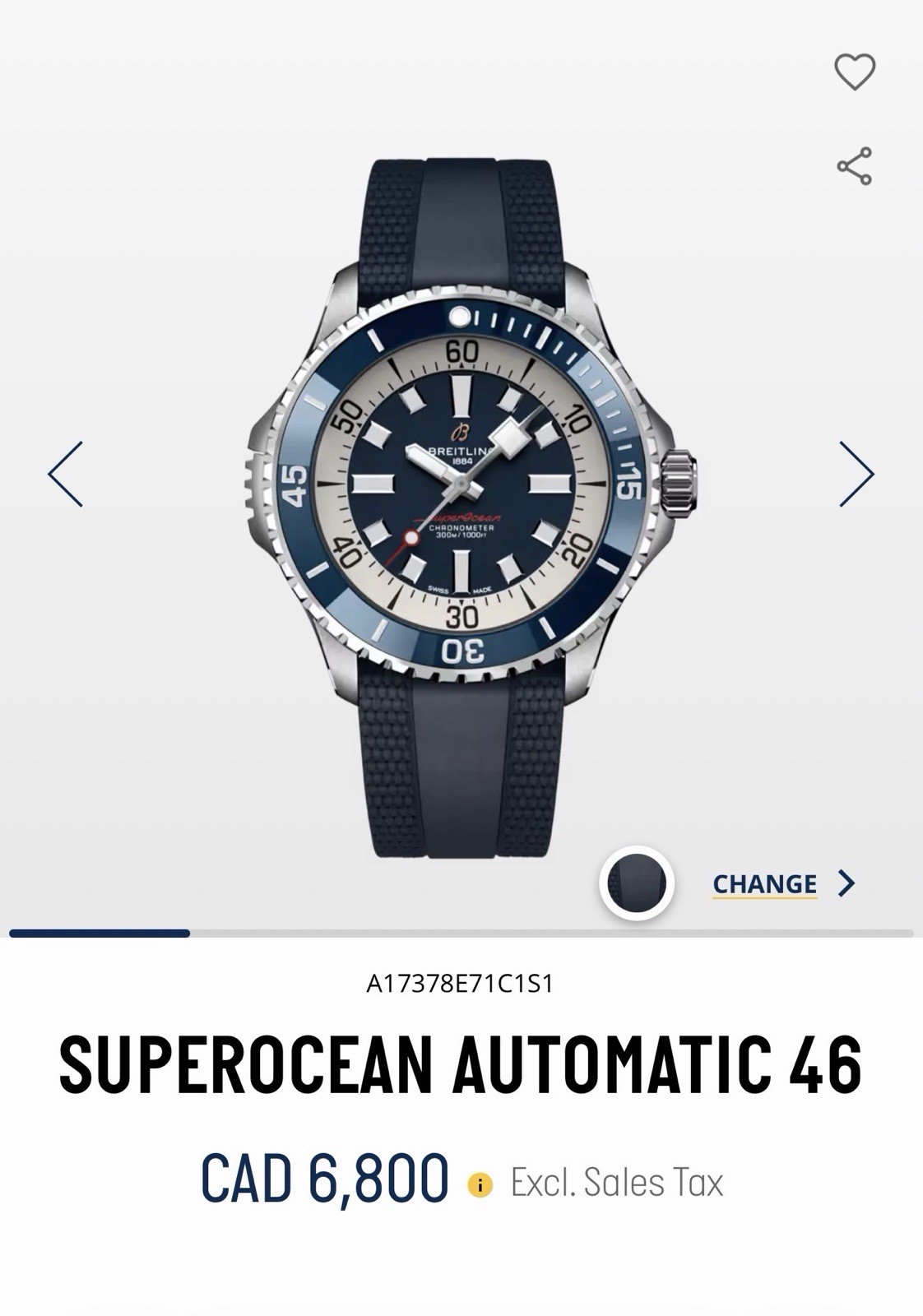 Authentic Breitling SuperOcean Automatic 46 Ref A… - image 8