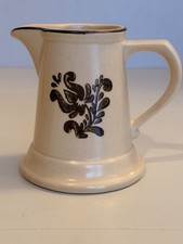 Vintage Pfaltzgraff Village Creamer Pitcher, Brown/tan Stoneware. Beautiful!