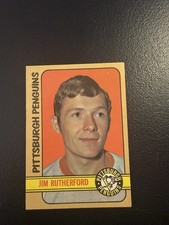 1972-73 Topps #97 JIM RUTHERFORD Rookie Card RC Pittsburgh Penguins HOF Vg. rookie card picture