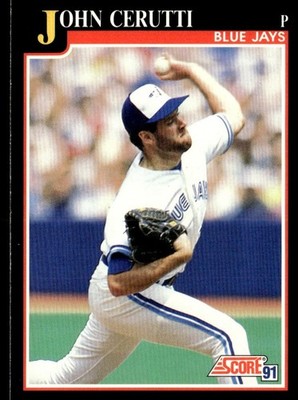 1991 Score John Cerutti Toronto Blue Jays #786