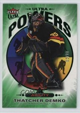 2025-26 Upper Deck Fleer Ultra Power Green 2/10 Thatcher Demko #UP12of25 17nu
