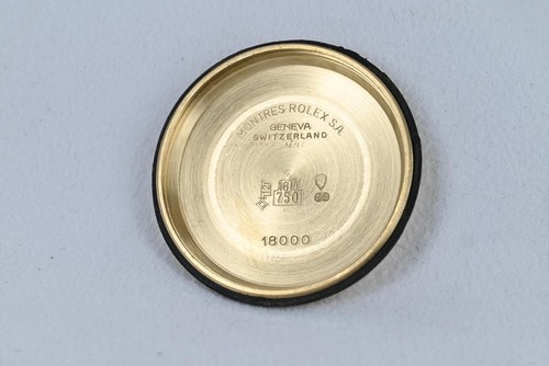 Genuine Gents Rolex 18ct Yellow Gold Day Date Case Back 18000 - 1980's - Picture 5 of 5