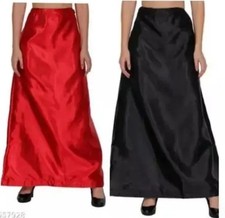 Waist Hips Size 150 Cm petticoat Satin Febric For Under Sari