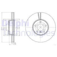 Delphi 2X Bremsscheibe Vorne Ø332 Mm BelüFtet FüR BMW X5 F15 F85 Xdrive30D