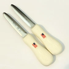 Dexter Russell LOT OF 2 Oyster Knives Galveston Style S137 Sani-Safe 4" Blade