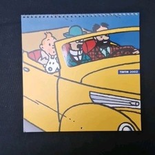 Calendrier Tintin - Année 2002   - édition Moulinsart - Format 25cm x 25cm
