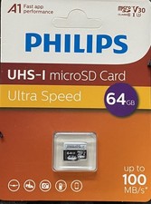 Philips UHS-I microSD Card Ultra Speed 64gb