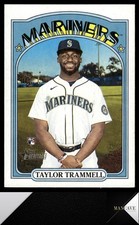 2021 Topps Heritage #678 Taylor Trammell Rookie Seattle Mariners
