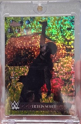 Topps 2022 Topps Chrome WWE /75 Cactus Jack Travis Scott yellow Card CA-11
