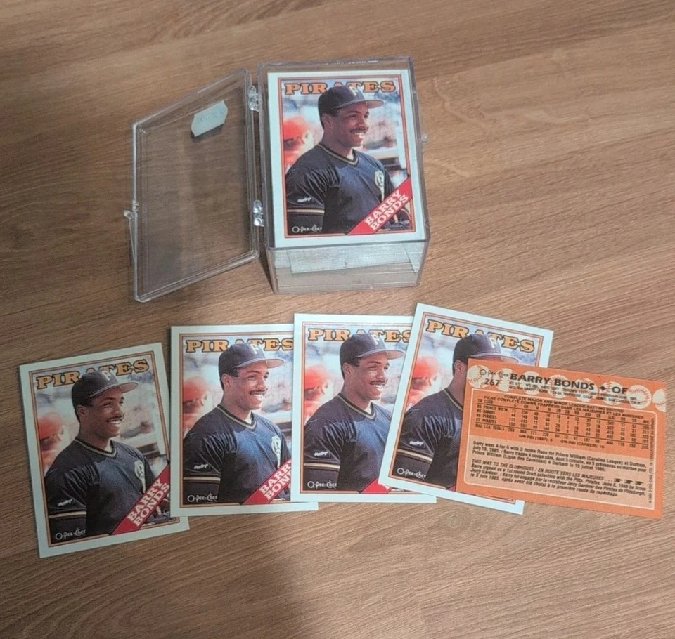 BARRY BONDS 1988 O-Pee-Chee #267 Pittsburgh Pirates NM-MT X50 Yes 50 - Image 2 of 2