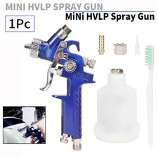 Mini HVLP Spray Gun Paint Sprayer 125ML Cup 1.0mm Nozzle Auto Detail Repair Tool