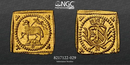 Germany - Nuremberg - 1/8 Ducat / Ducat Cliff 1700 ND - NGC MS63