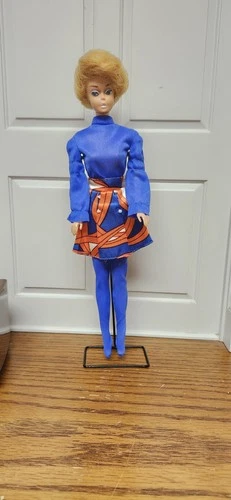 Vintage Blonde Hair Bubble Cut  Barbie Doll All Original & Outfit