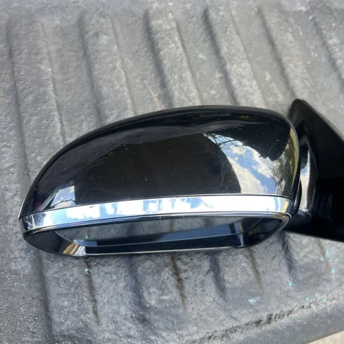 2011-2013 HYUNDAI EQUUS Left Driver Side Black Door Mirror Power OEM