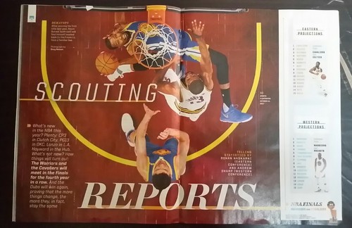 Sports Illustrated USA magazine October 16-23 2017 NBA Preview Kyrie variant - Picture 3 of 3