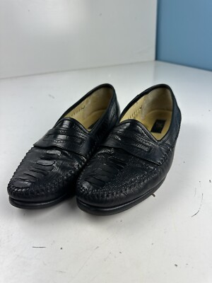 ZELLI Mens Handcrafted in Italy Penny Loafer Ostrich Leg  display picture 3