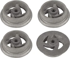 4Pcs Mining Ore Car Small Track Mine Cart Wheel Cast Iron 7 1/4 Diameter For LG