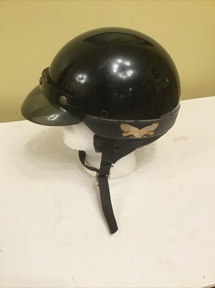 Harley-Davidson 半帽ヘルメット ブラック Harley Davidson half face black helmet M 58 | eBay